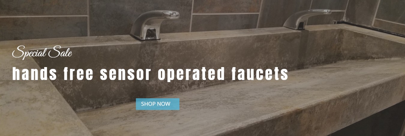 hands free sensor operated faucets